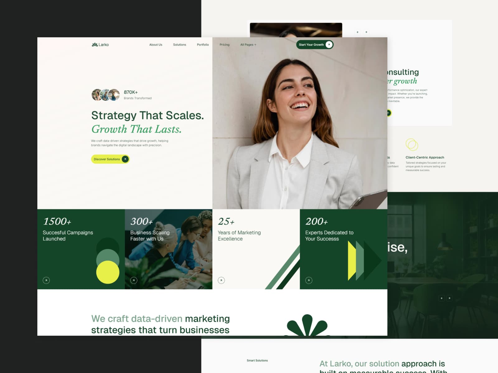 Larko — Marketing and Consulting Template - Image 2