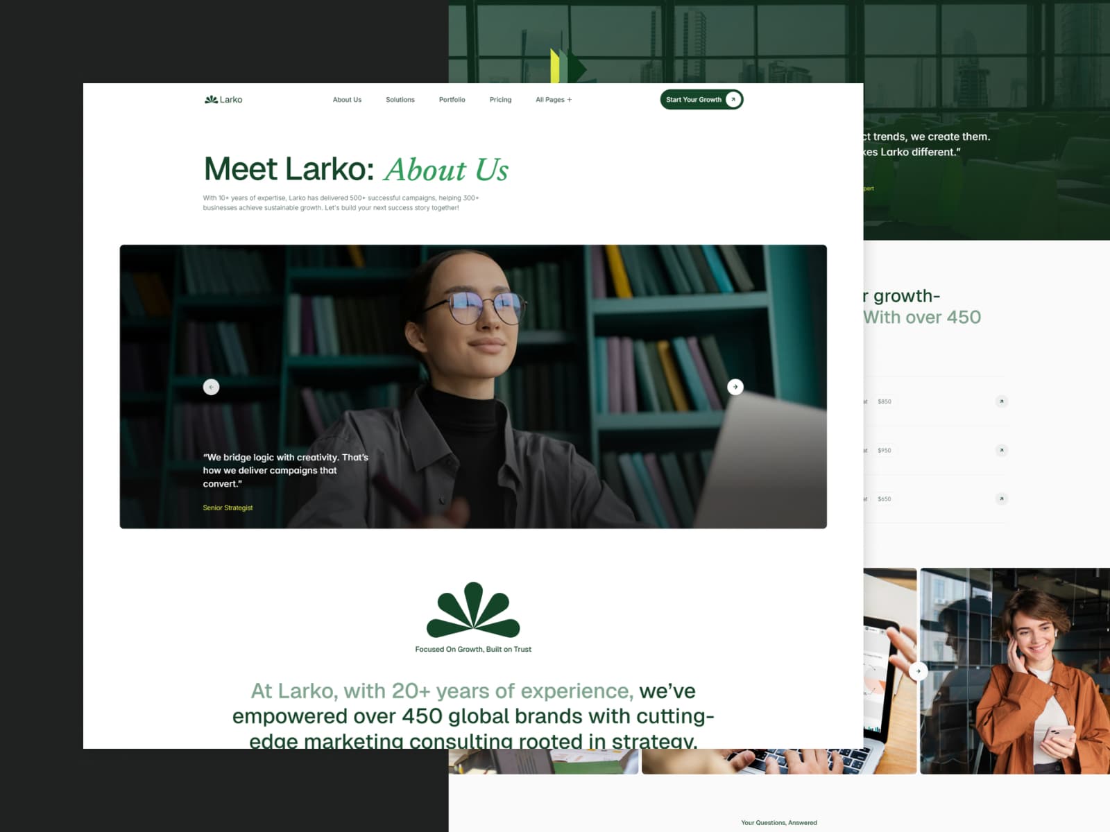 Larko — Marketing and Consulting Template - Image 3