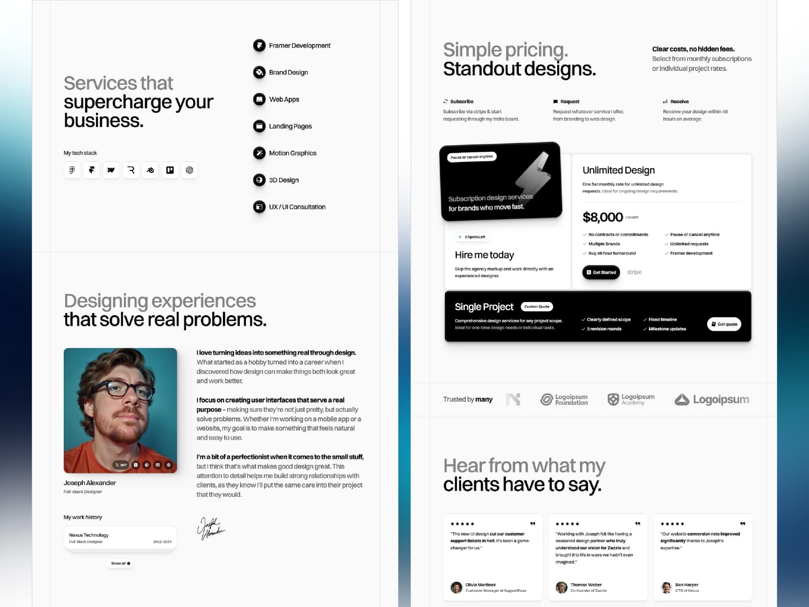 LaunchFolio — The complete portfolio template - Image 3