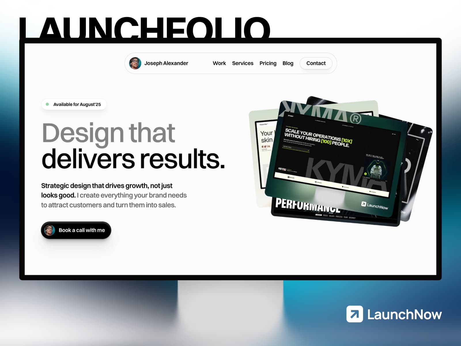 LaunchFolio — The complete portfolio template