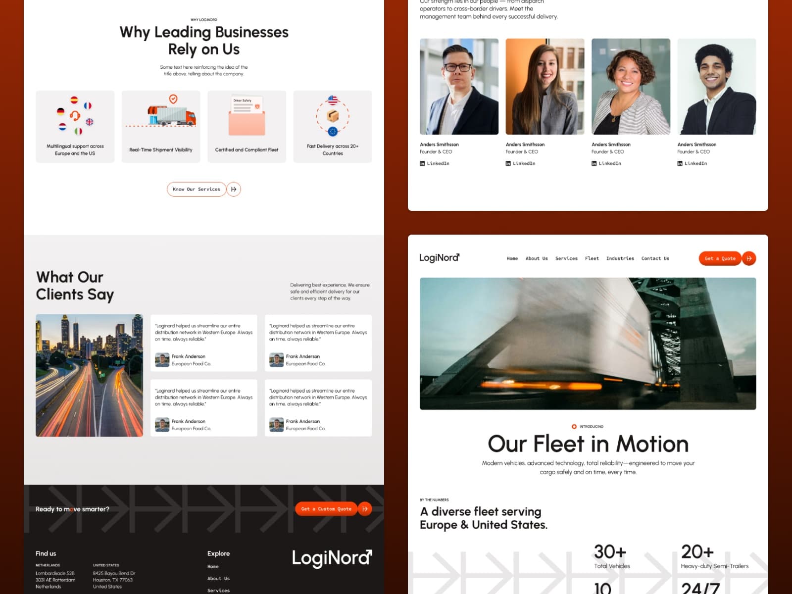 LogiNord — Transport & Logistics Template - Image 2