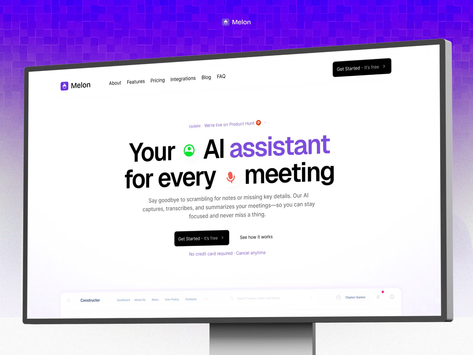 Melon — AI SaaS Template