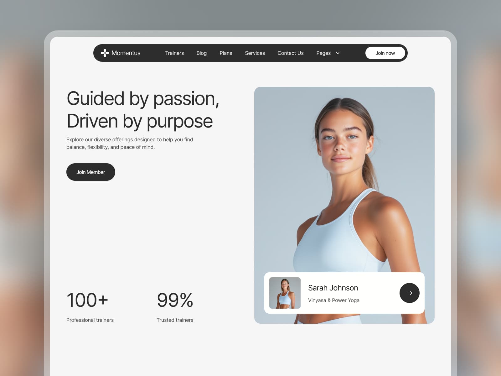 Momentus — Wellness Website Template - Image 2