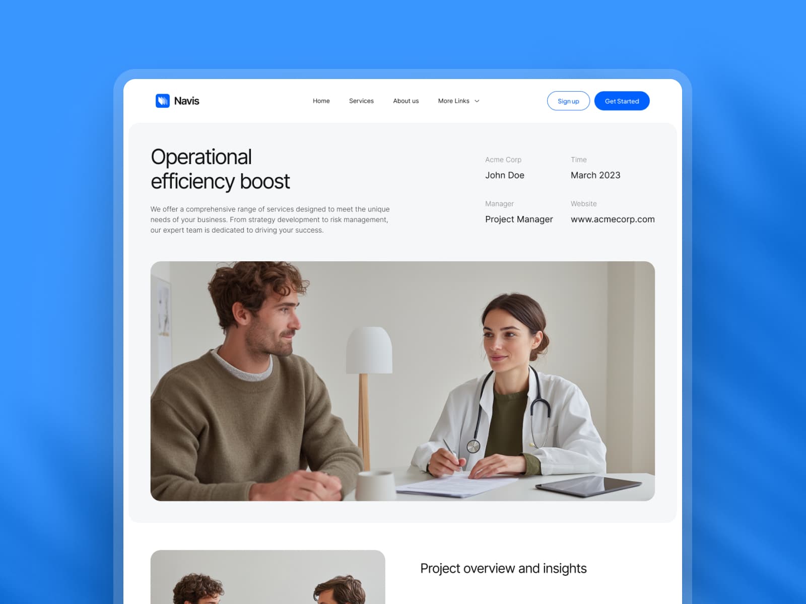 Navis — Consulting Template - Image 4