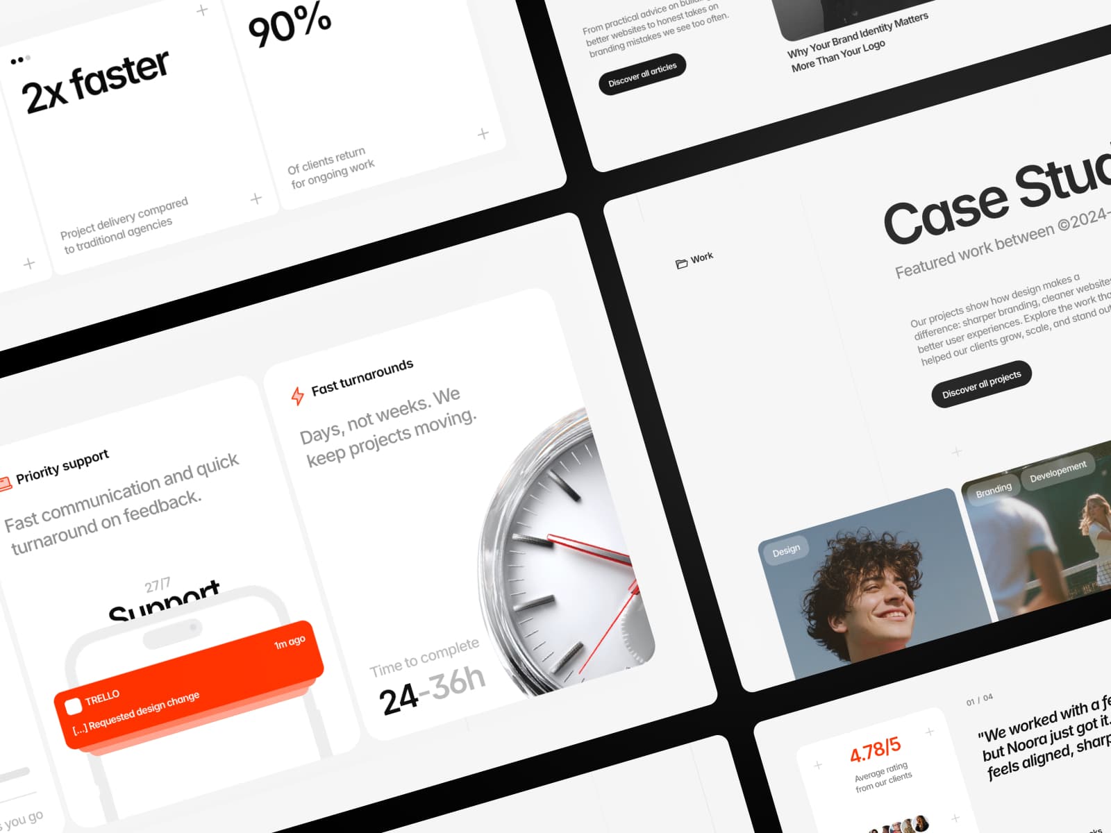 Noora — Design Agency Website Template - Image 2