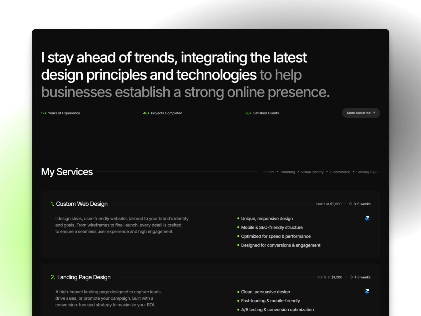 Nyx — Portfolio & Agency Framer Template - Image 3
