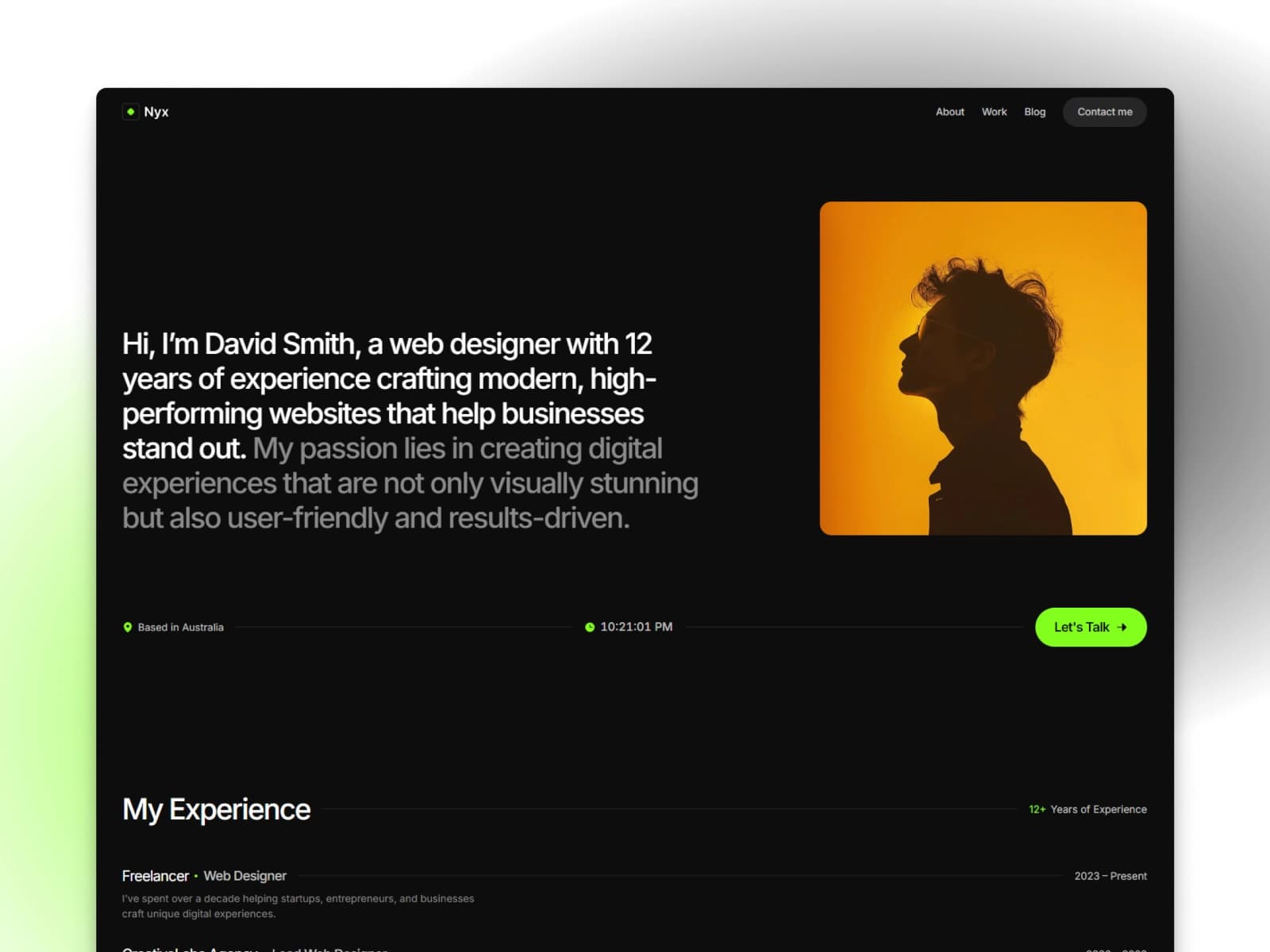 Nyx — Portfolio & Agency Framer Template - Image 2
