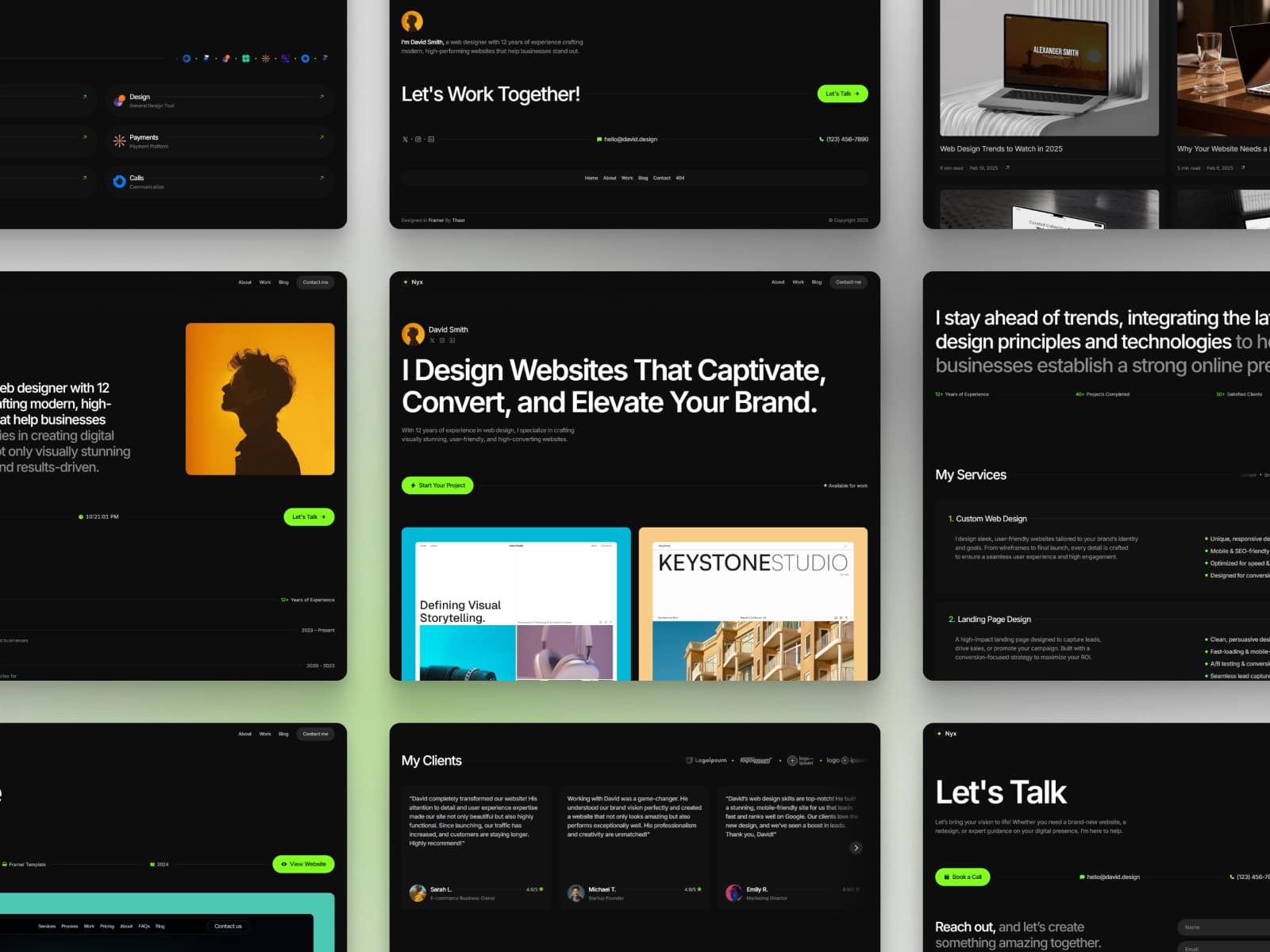 Nyx — Portfolio & Agency Framer Template - Image 4