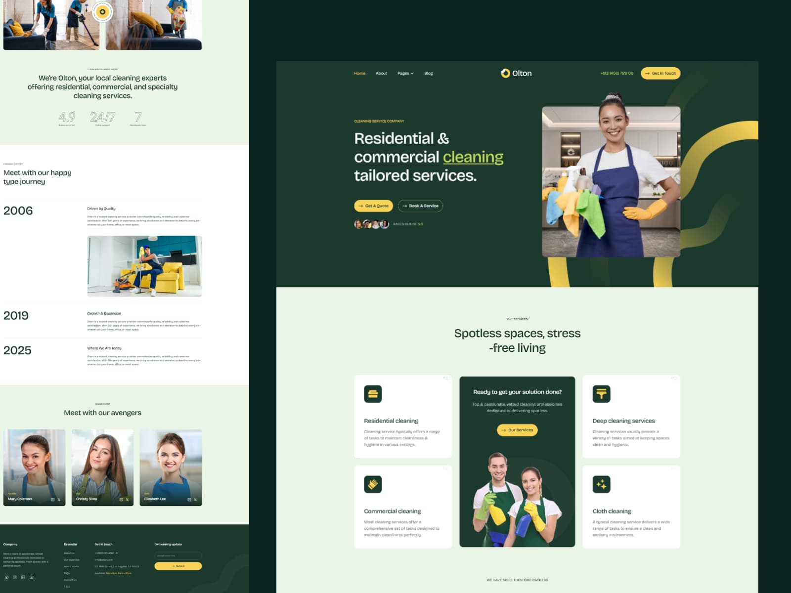 Olton — Cleaning Service Framer Template - Image 4
