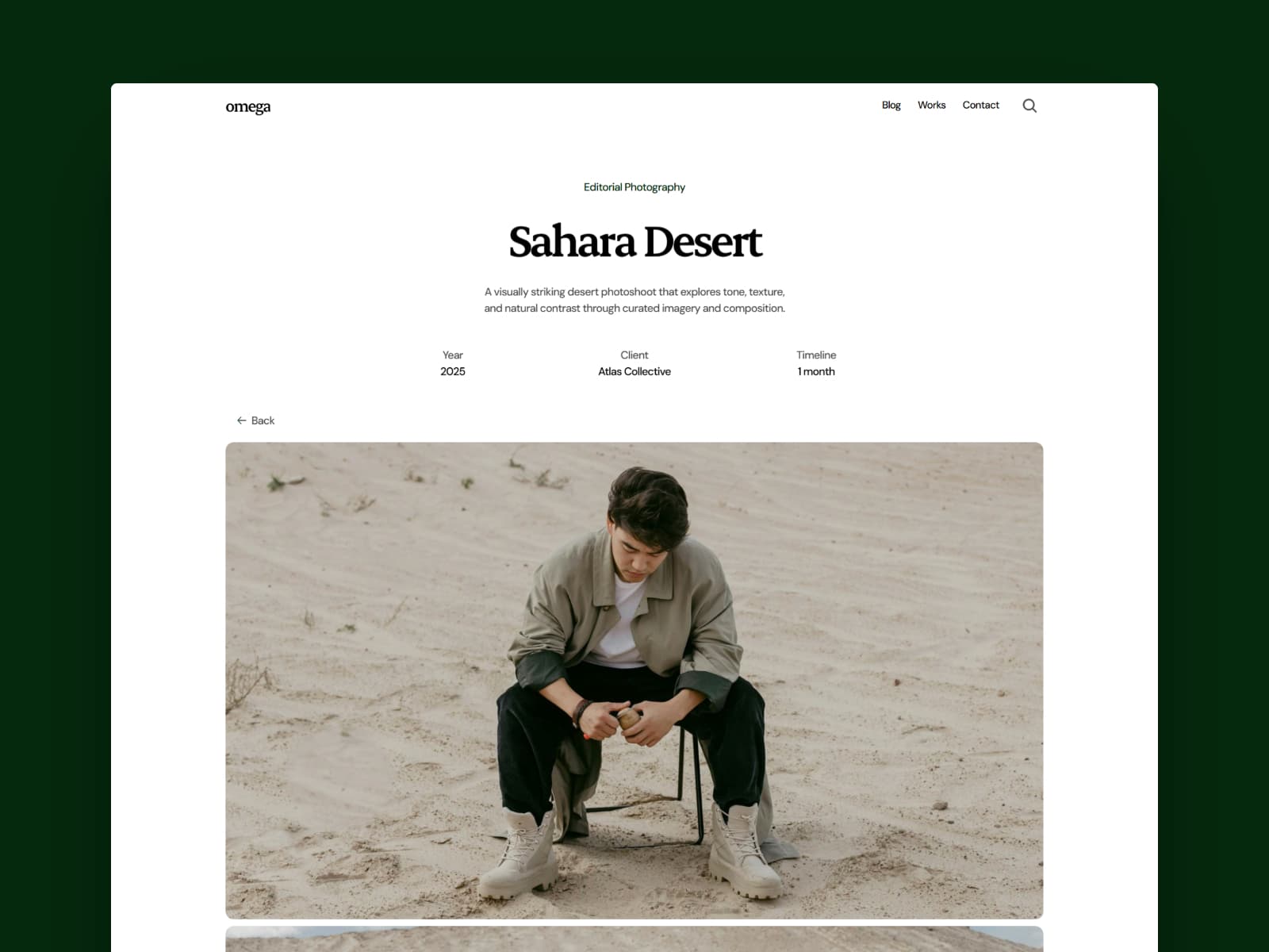 Omega — Portfolio & Agency Template - Image 3