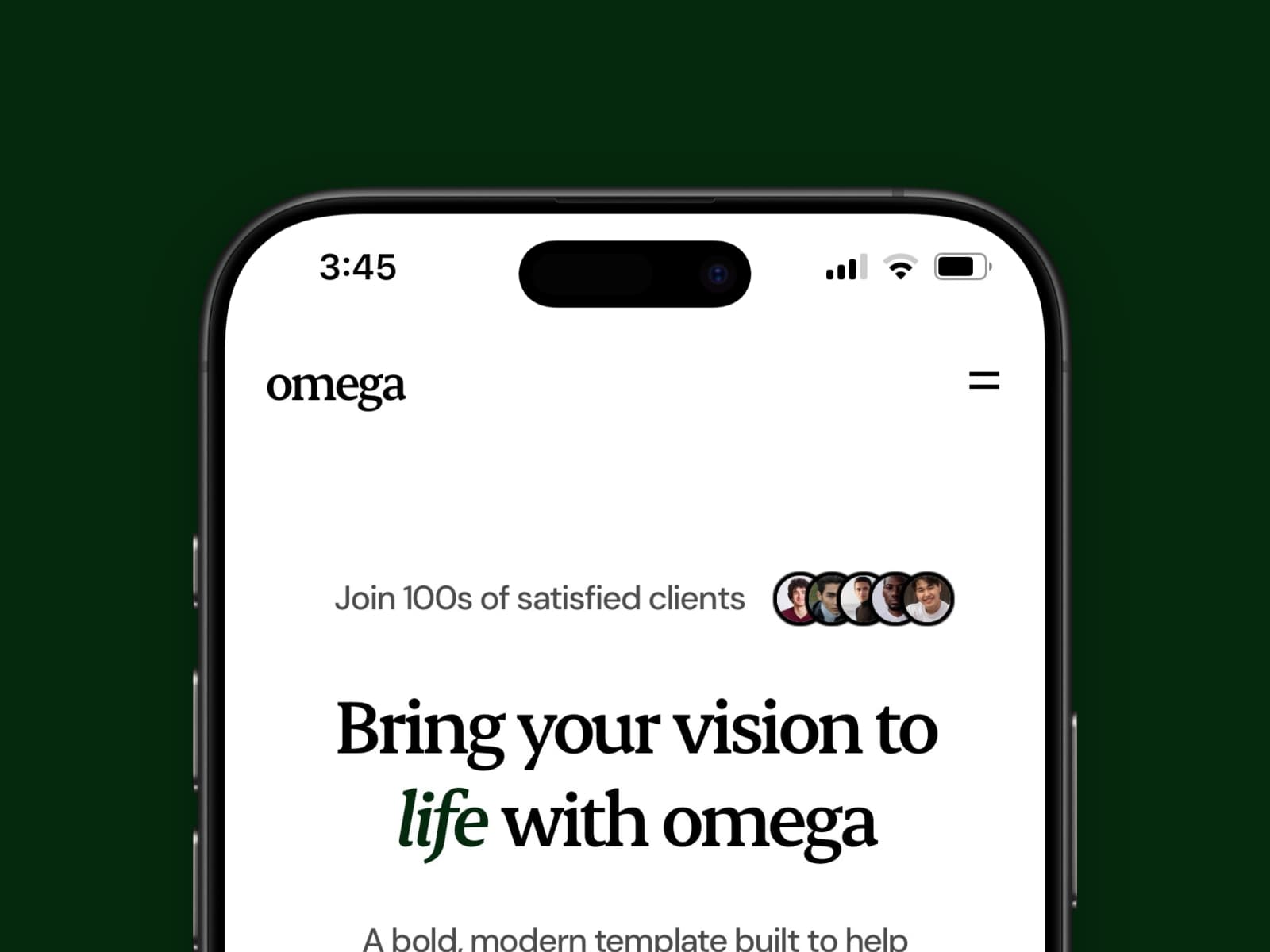Omega — Portfolio & Agency Template - Image 4