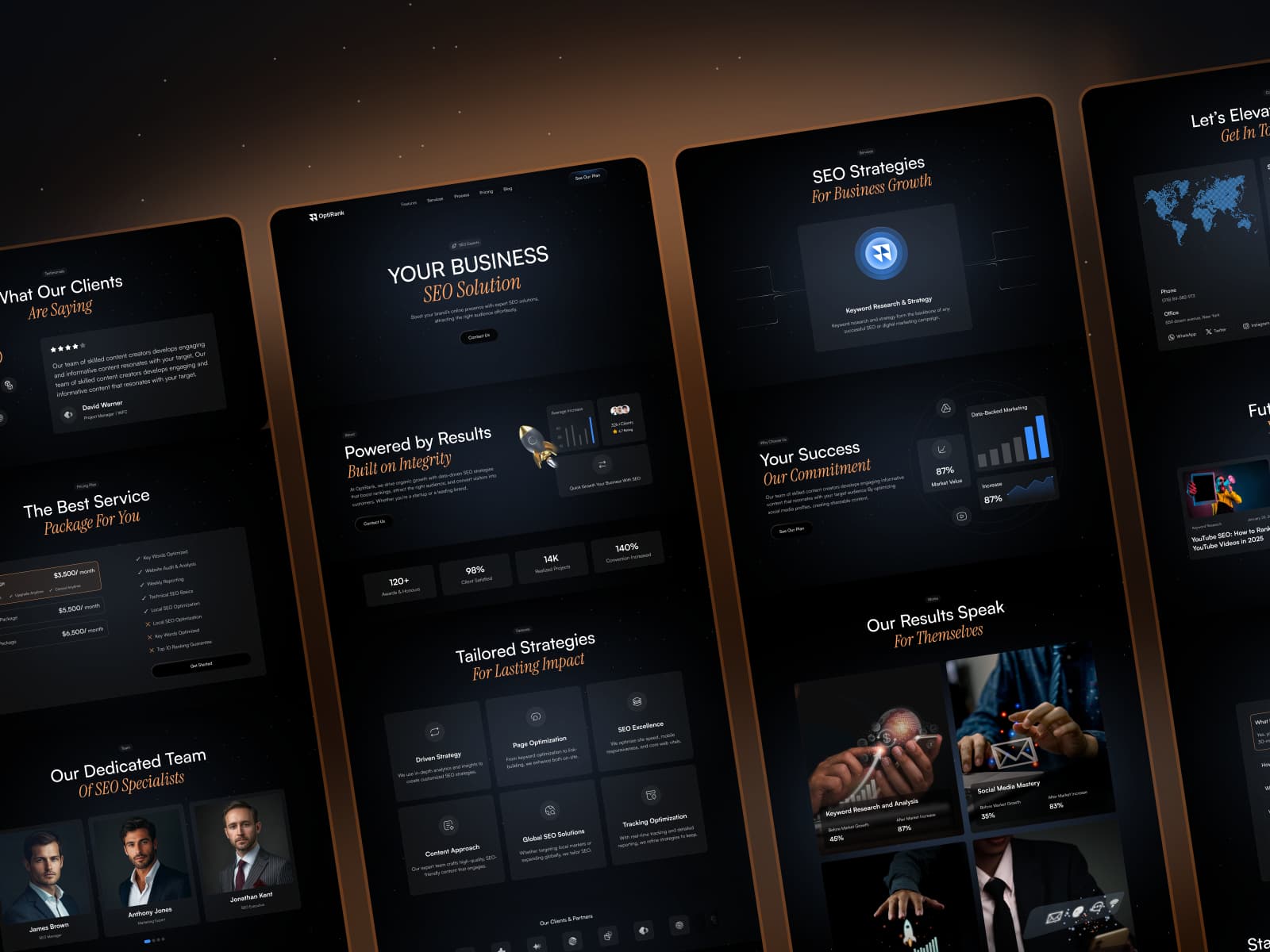 OptiRank — SEO Agency Website Template - Image 2