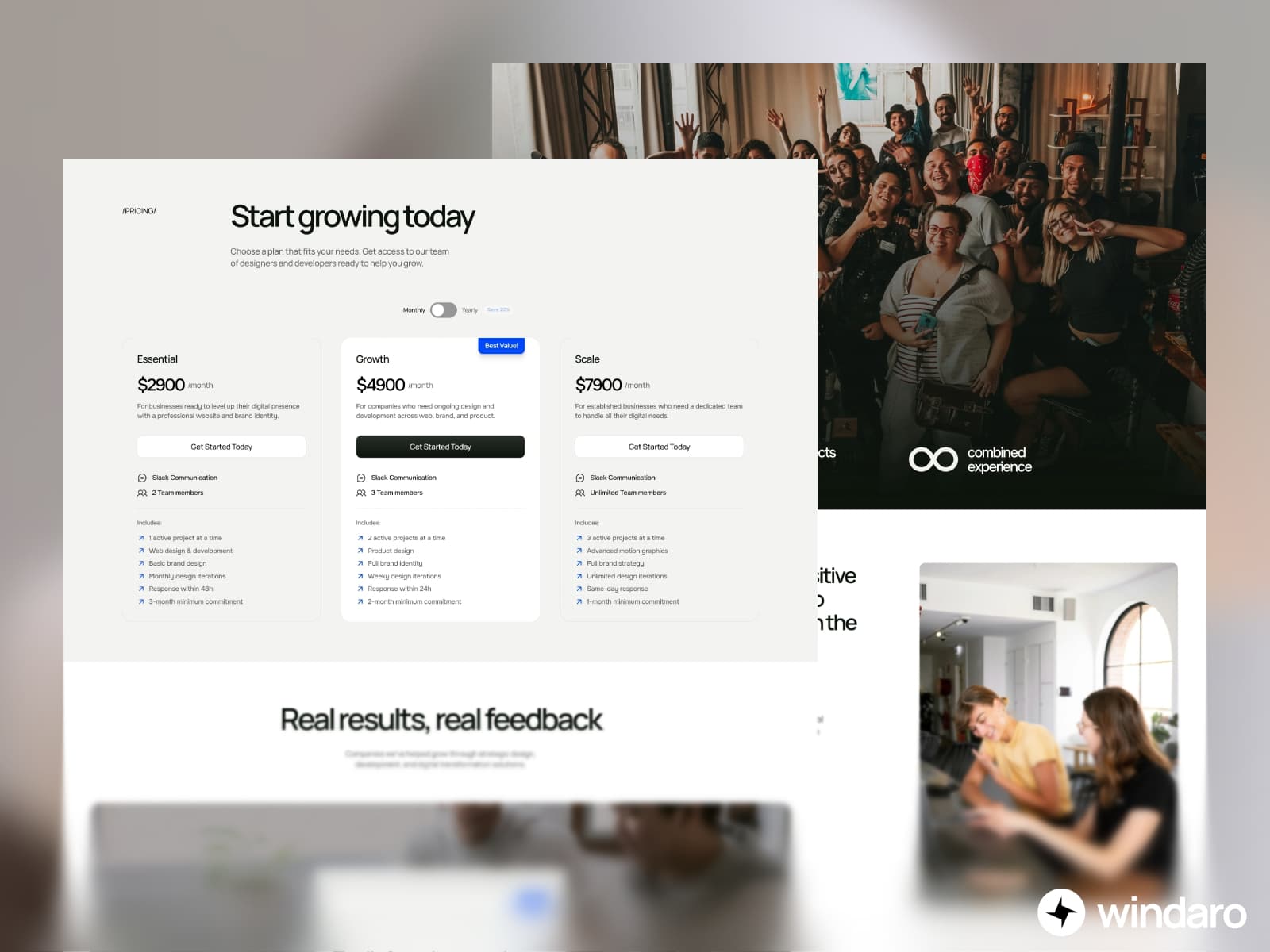 Opus — A digital agency website template - Image 3