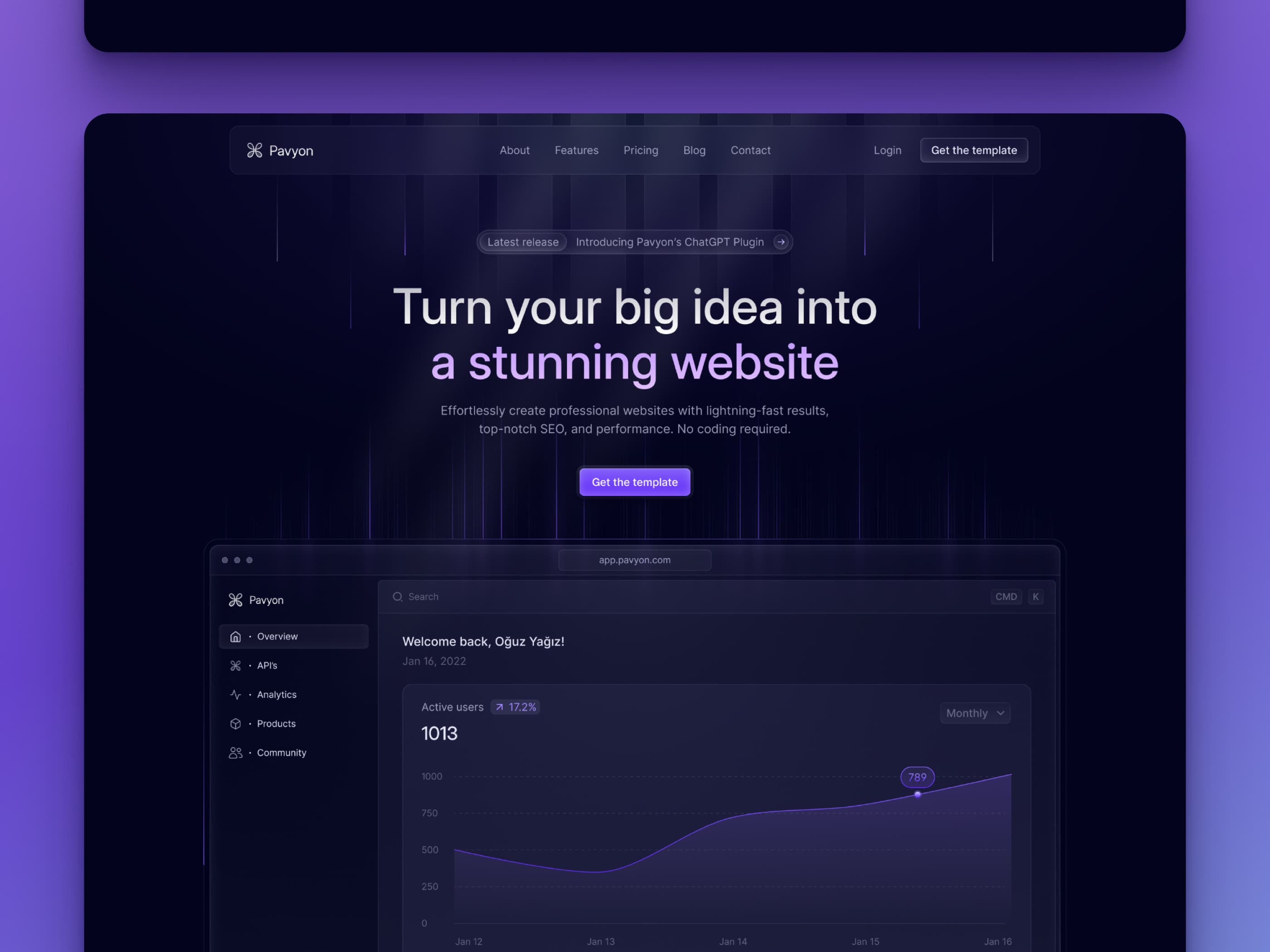 Pavyon — Saas & Startup Template