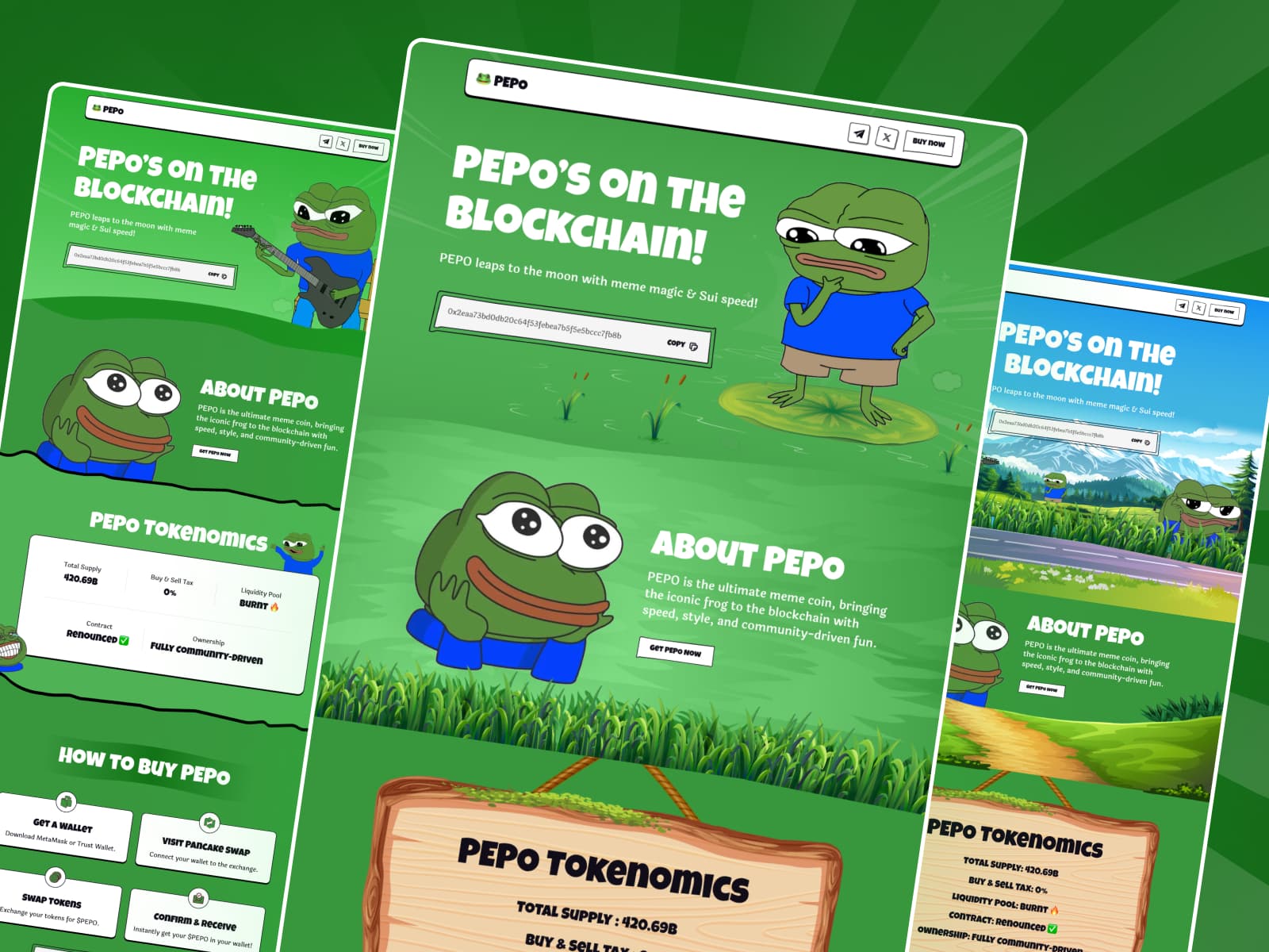 Pepo — Memecoin & Crypto Token Template - Image 3