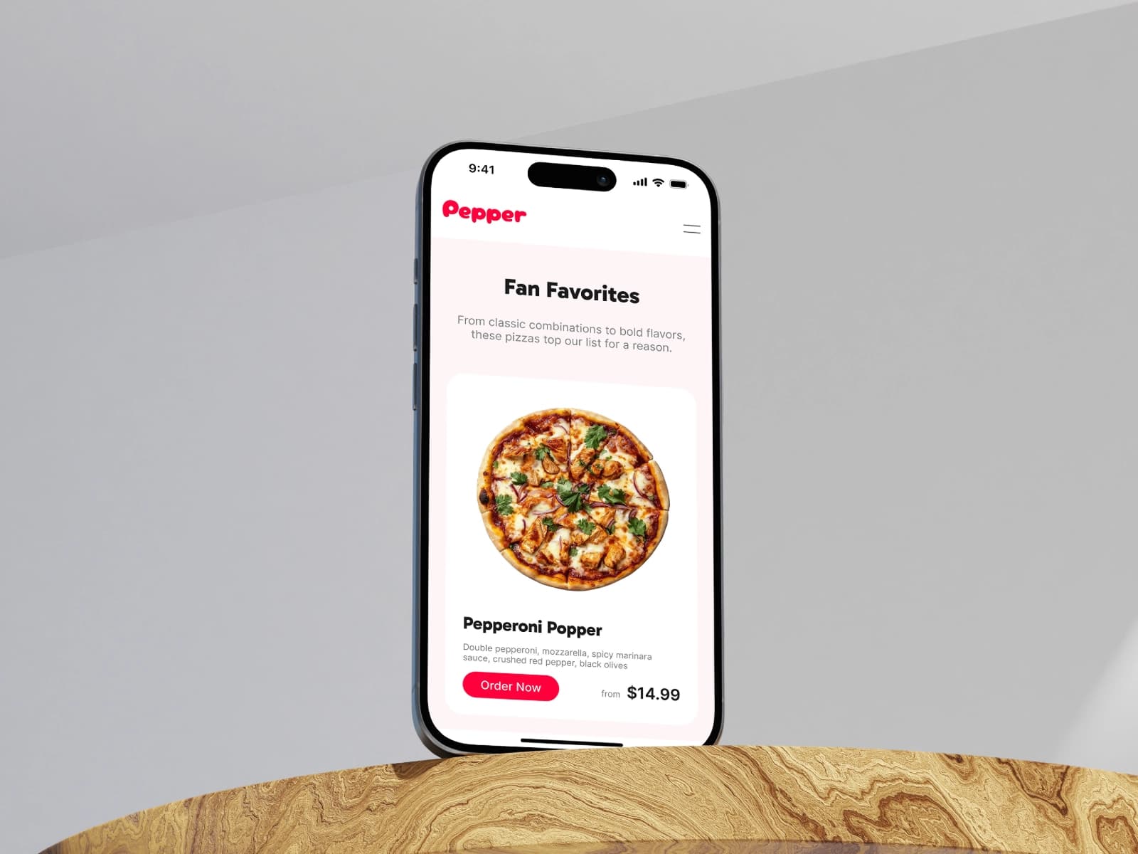 Pepper — Restaurant/Food Delivery Framer Template - Image 3