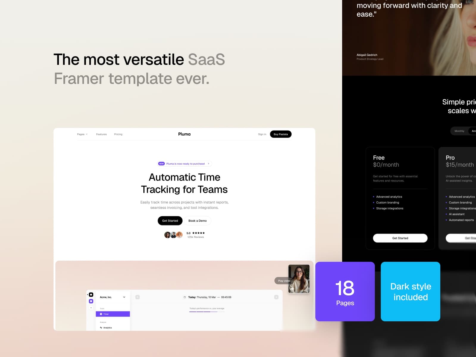 Pluma — Versatile SaaS Template - Image 2