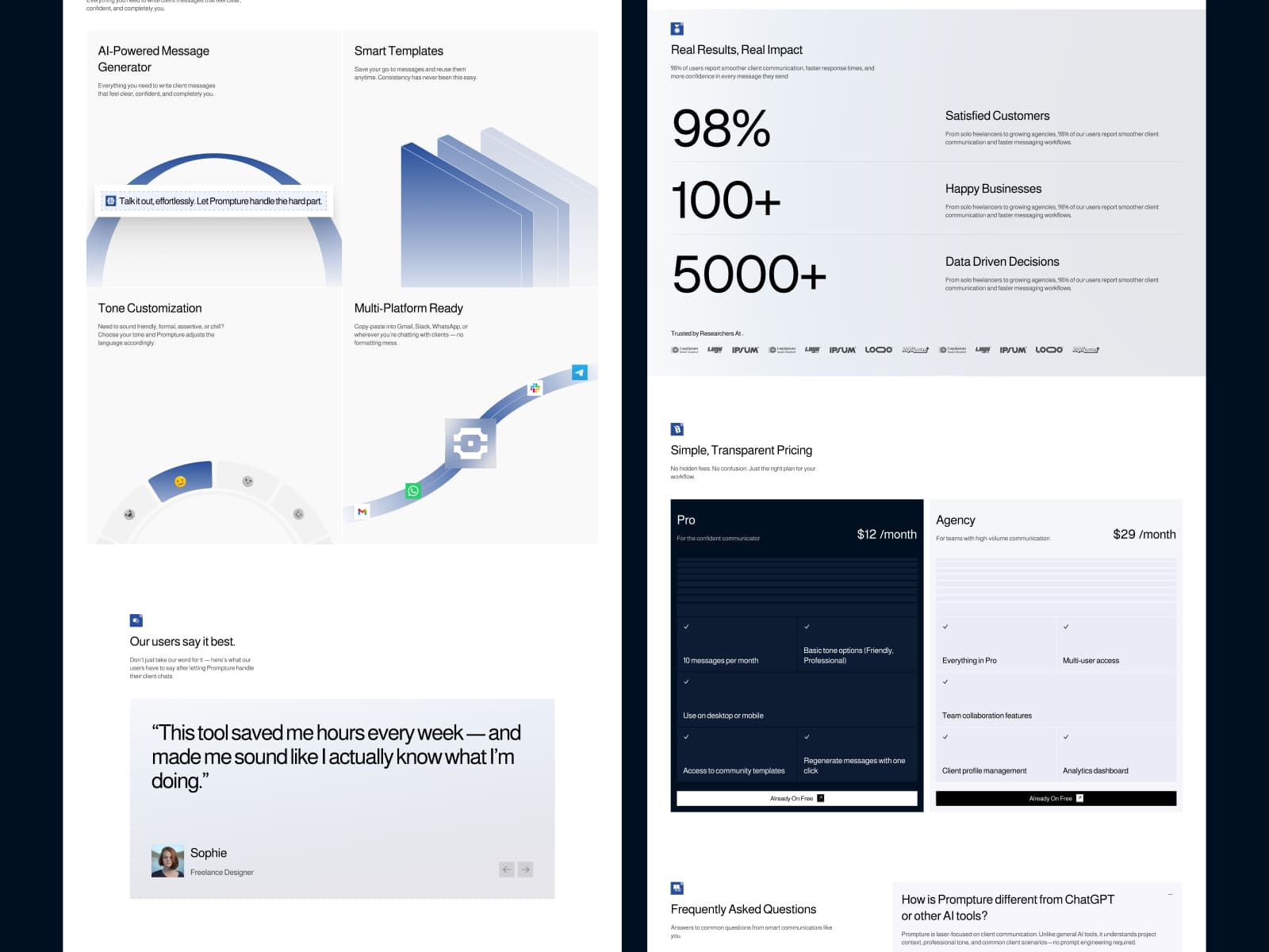 Prompture — AI & SaaS Business Website - Image 4