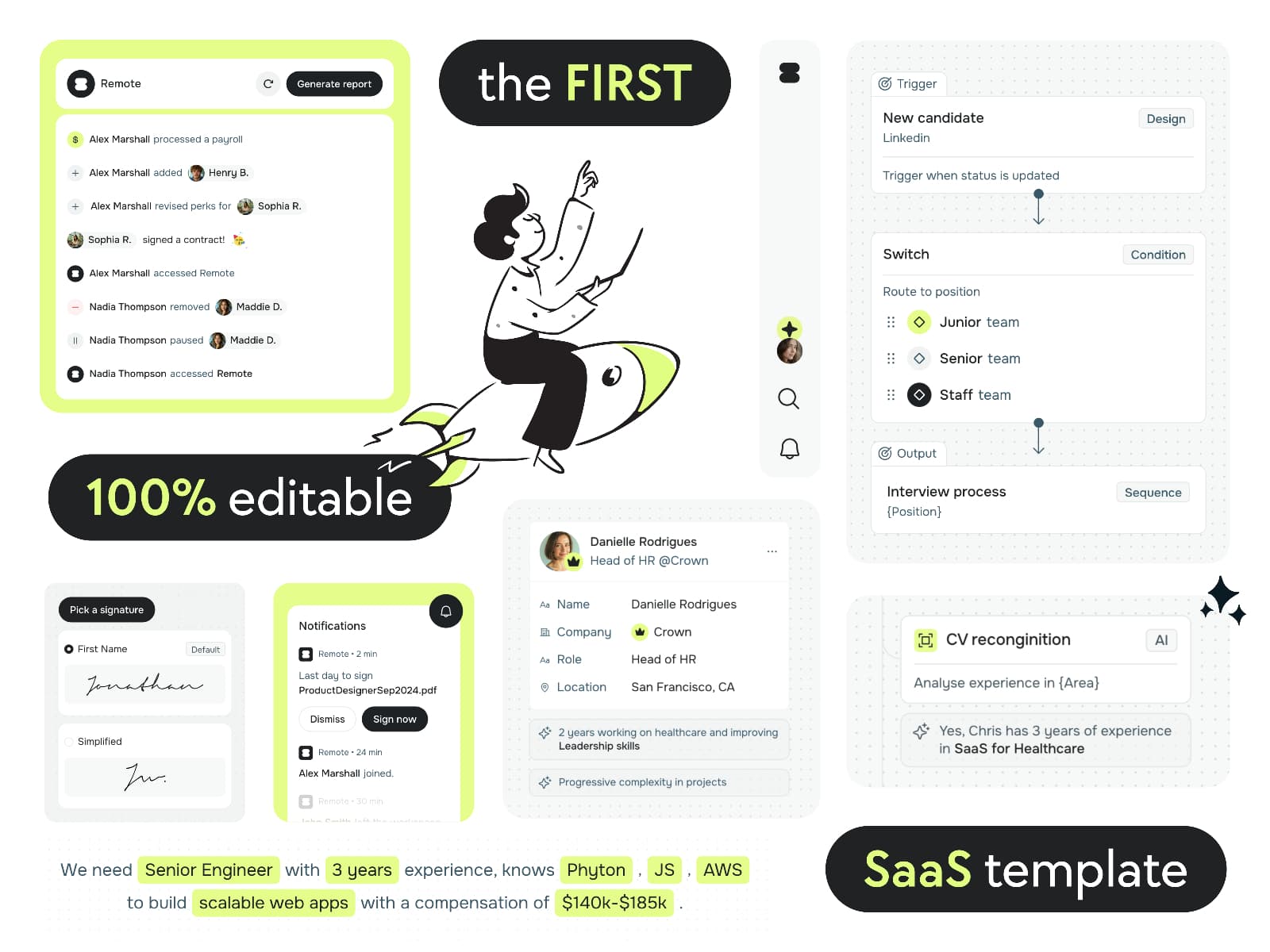 Remote — 100% editable SaaS template - Image 3