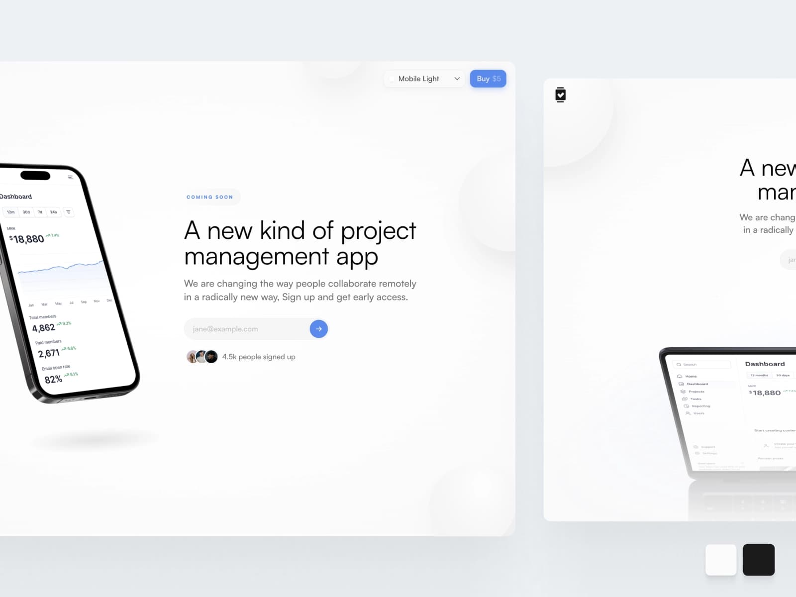 Sooon — Waitlist & Coming Soon Framer Template - Image 2