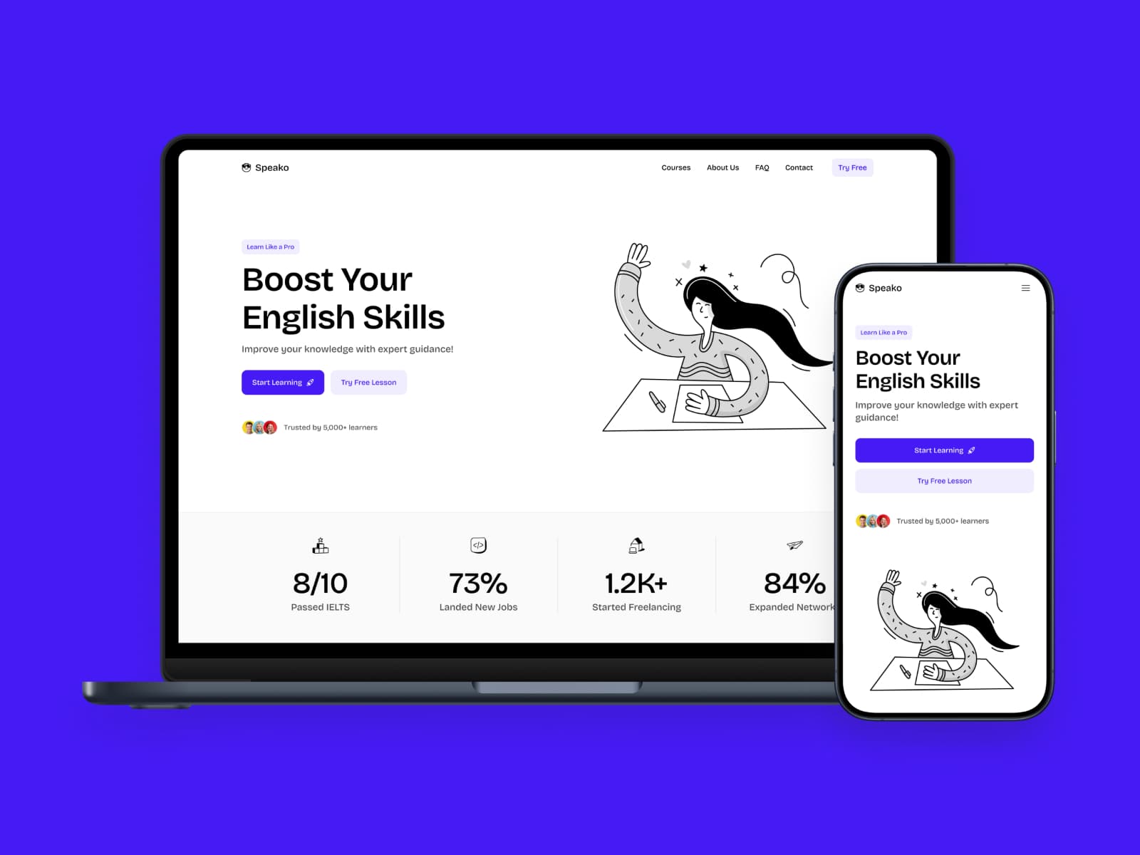 Speako — Online Courses Website - Image 4