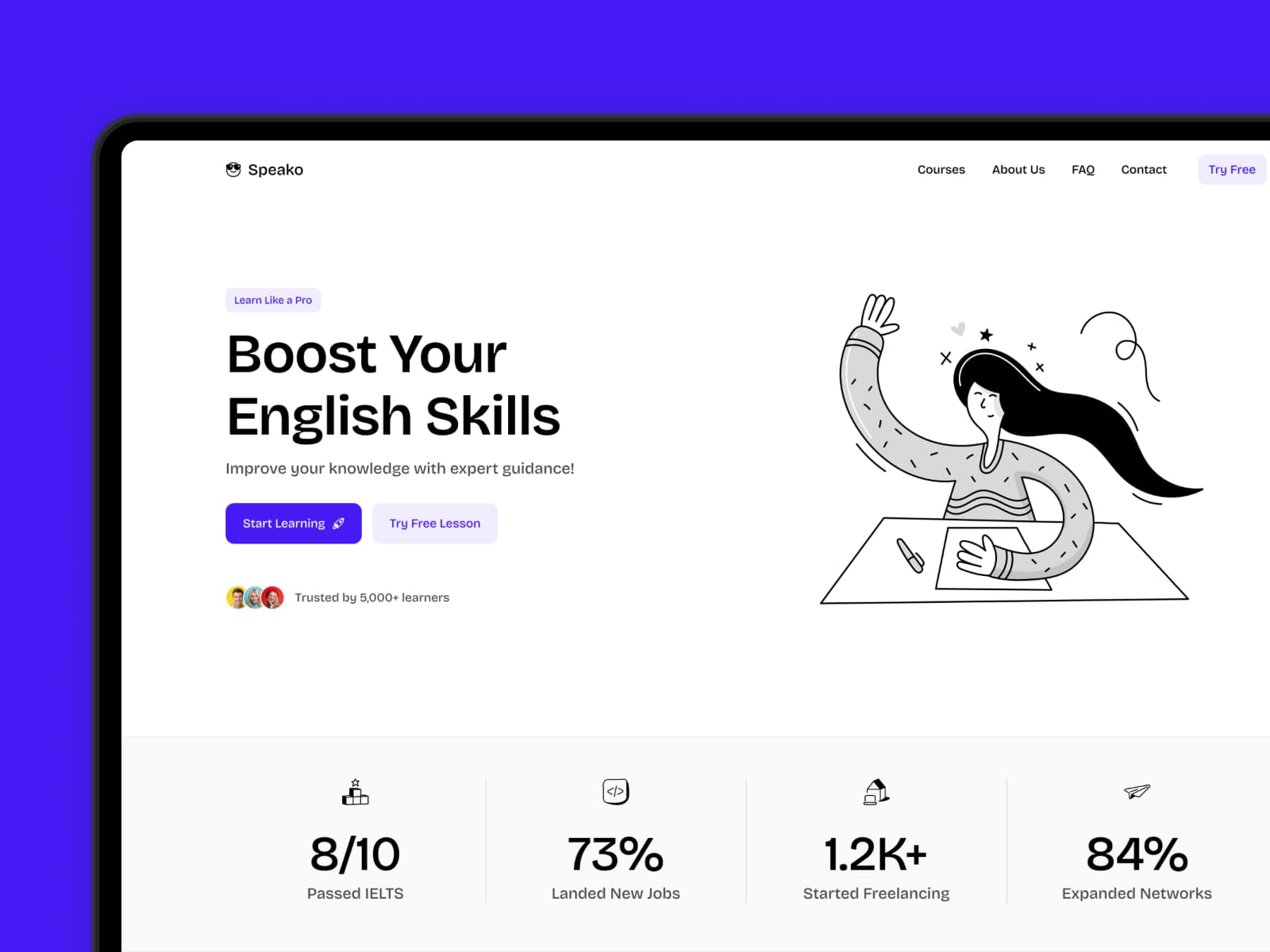 Speako — Online Courses Website
