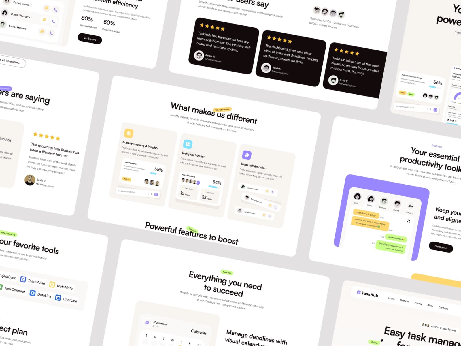 Taskhub - Multi-Layout SaaS & Startup Framer Template - Image 4