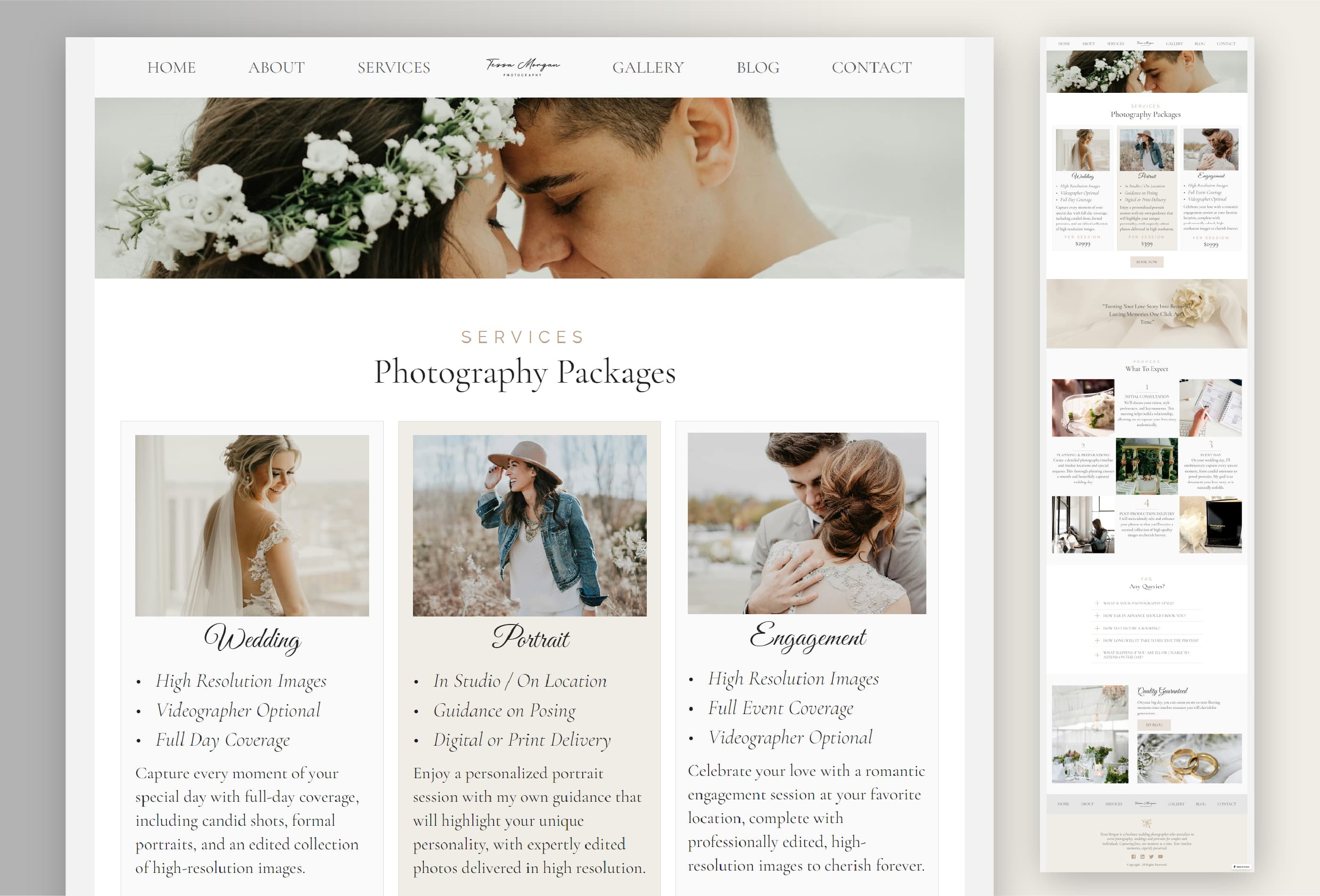 Tessa Morgan — Wedding Photography Template - Image 2