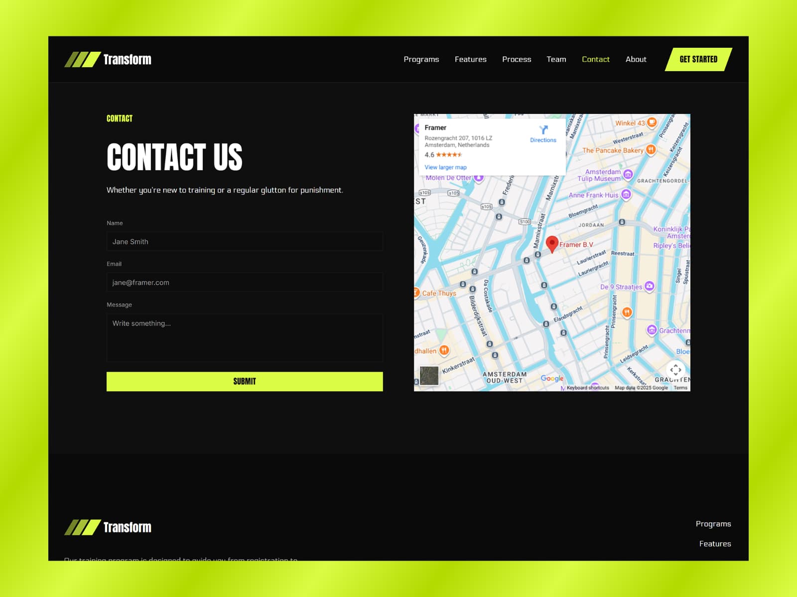Transform — Premium Gym Fitness Template - Image 3