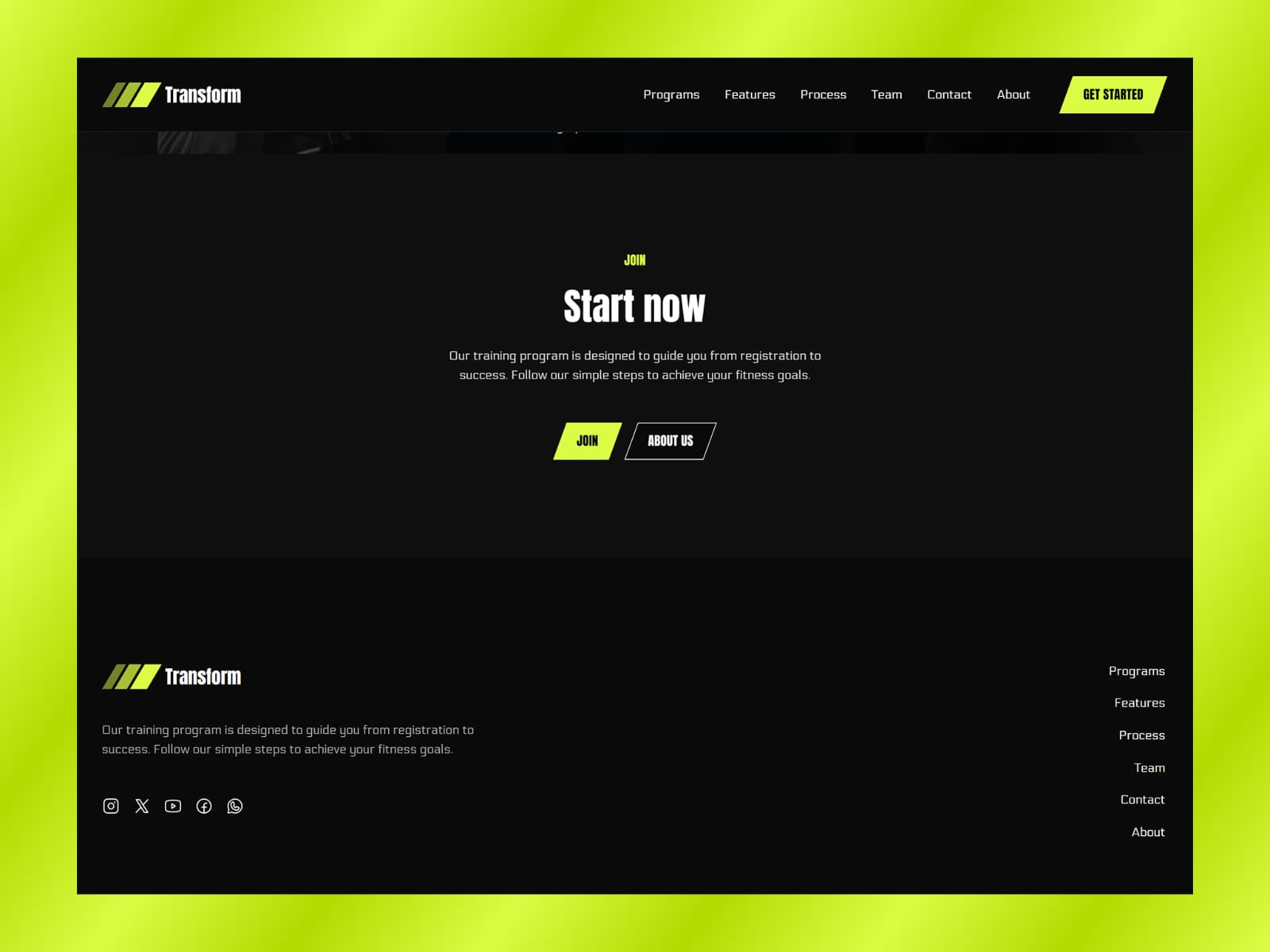 Transform — Premium Gym Fitness Template - Image 4