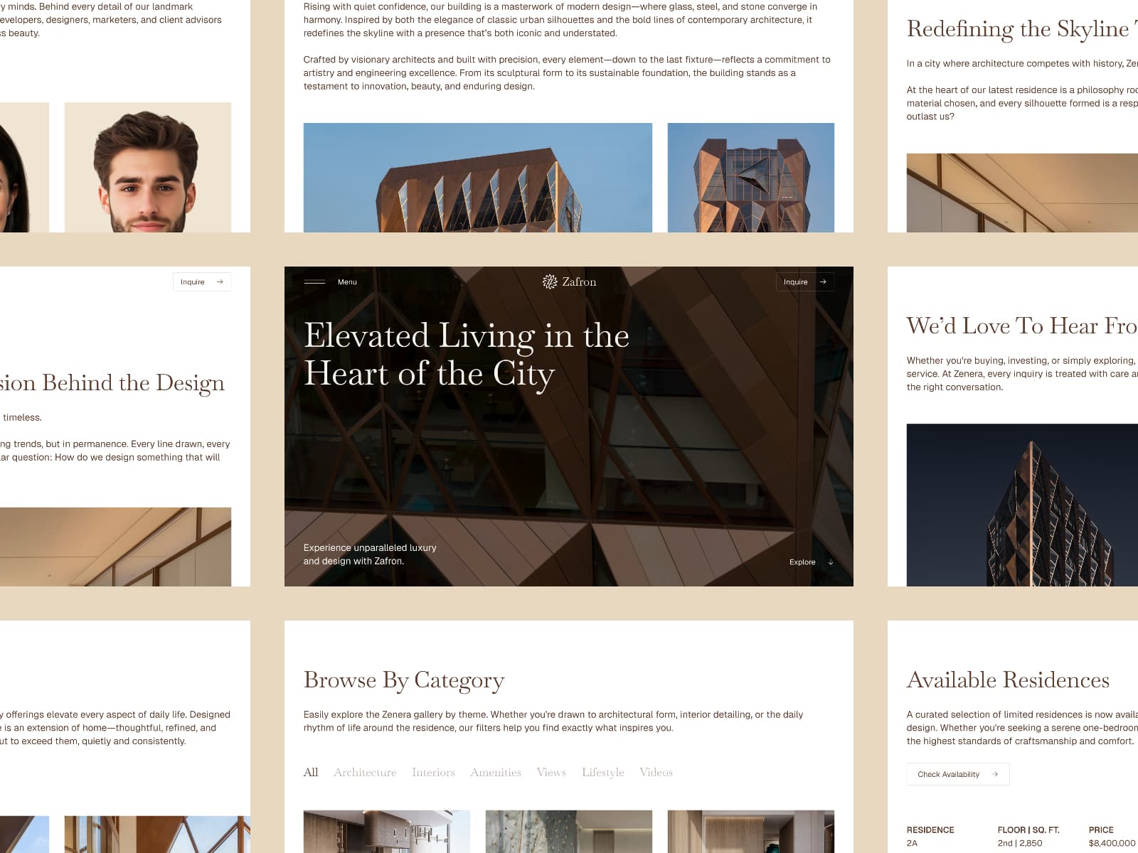 Zafron — Luxury RealEstate Website Template - Image 2